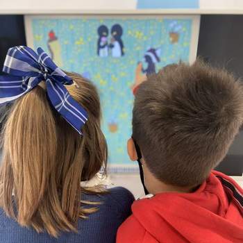 Niños en clase